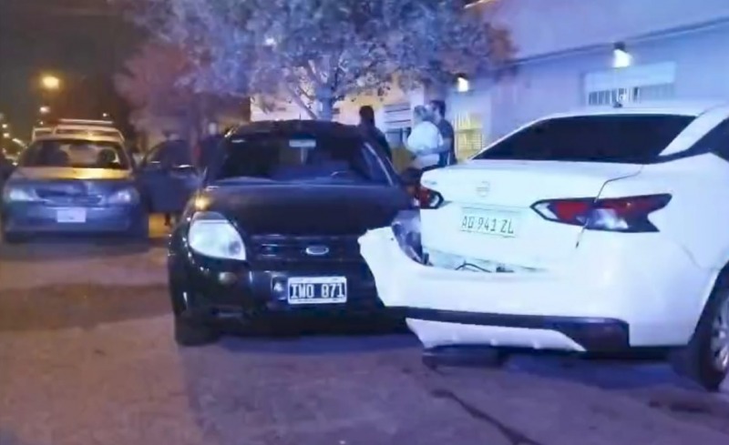 Triple choque en Celestino Mu�oz y Balcarce
